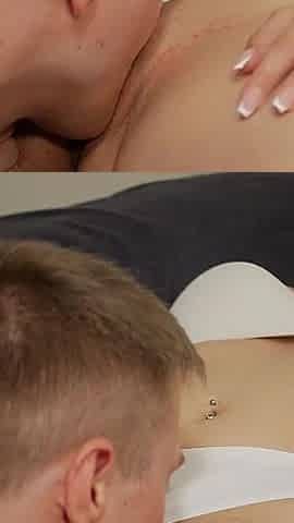 Kinky Male Pussy Eating His Woman's and She Takes Real Orgasm