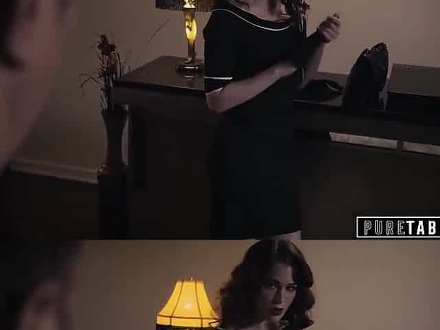 Codey Steele And Evelyn Claire In Tempts Shady Reporter By Begging For His Cock