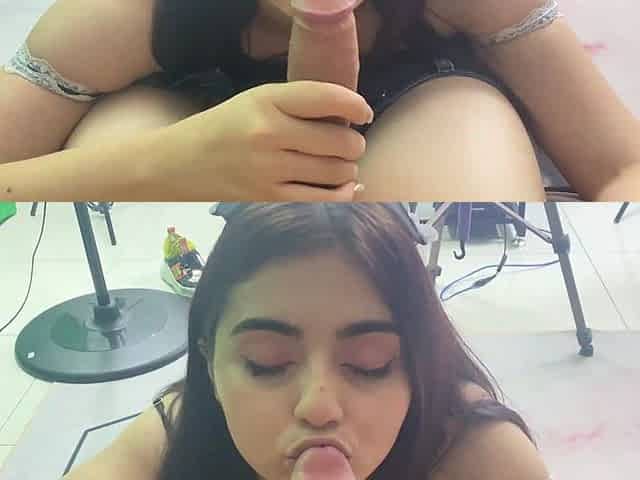 Mature Stepmom, Sucking Cock POV