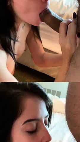 Cute brunette young hookup amateur teen blowjob