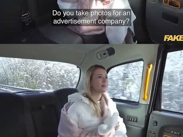 Taxi Driver In Beautiful Model Wearing A Tiny Thong Fucks Her In A Hard Sex Porn Video