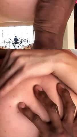 Interracial Fuck with White Ass and Huge Black Cock Compilation