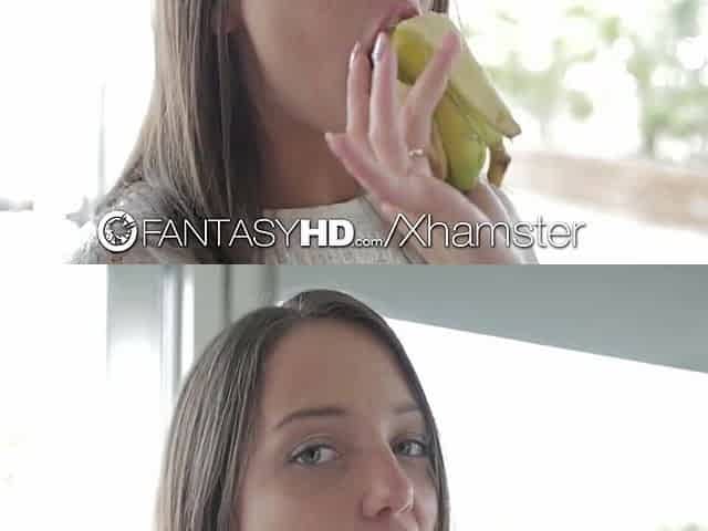 FantasyHD - Tiny euro playgirl Foxi Di unfathomable mouths and banged