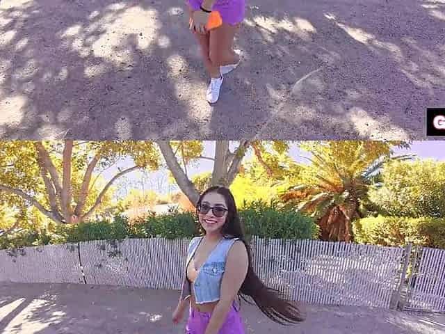 Small Screw Doll Catches A Ride On A Large Wang
