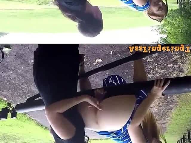 2 glamorous masturbating outdoors