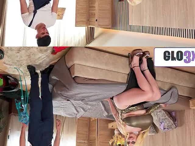 Breasty Blond Wife Cheats with Handyman, Takes a Creampie