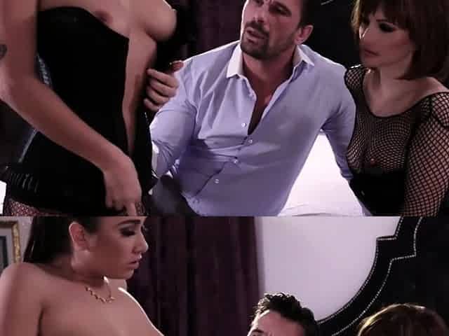 Anal Threesome With Alluring Latina Karlee Grey