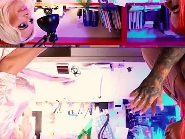Fortunate Apprentice Drilled By 2 Office Bitches with Massive Titties