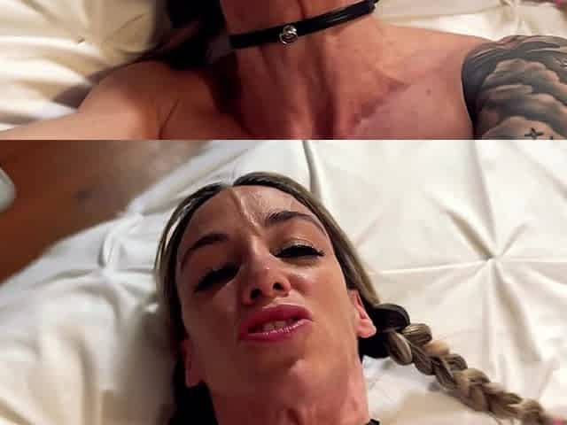 POV Sex Fight with Impregnation Fantasy & POV Kissing - Wrestle Me for My Bikini Which Turns Into Sex and an Accidental Creampie