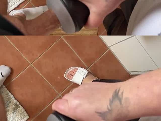 Sex tool tugjob ejaculation