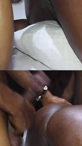 Ebony MILF Agreeing for a Double Penetration