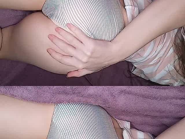 Poke a large dong up virgin butt