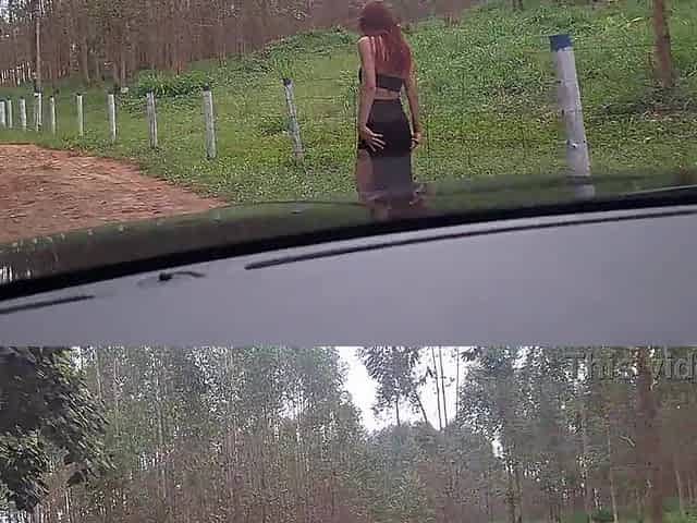 Risky masturbation in public!