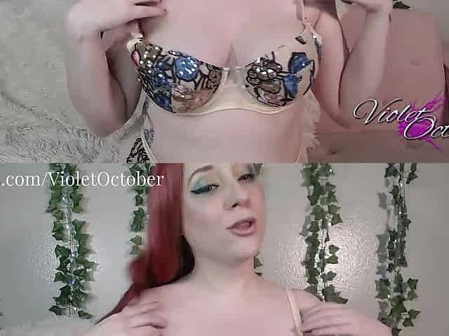 Vibrator Tit Job with Giant All Natural Titties - all exposed boob job