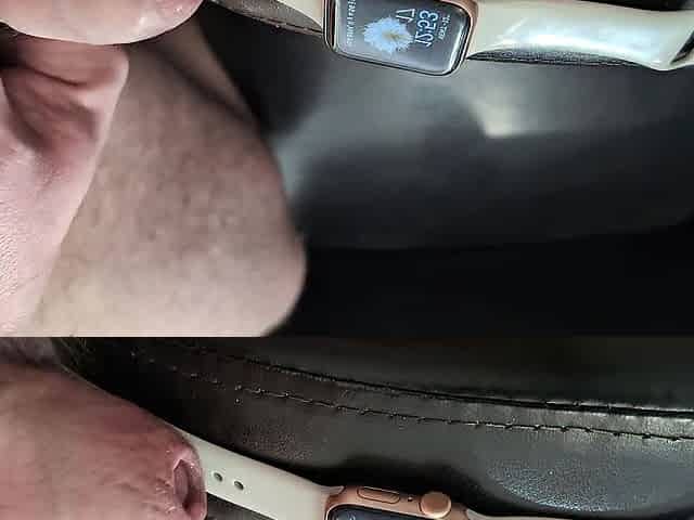Cum on Girlfriend's Apple See (Wristwatch Fetish)