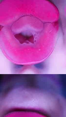 Pink Lipstick Kiss