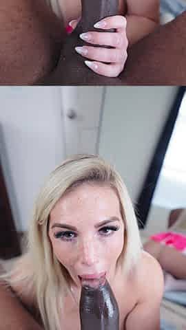I Got a Facial After Stuffing My Mouth and Pussy with BBC