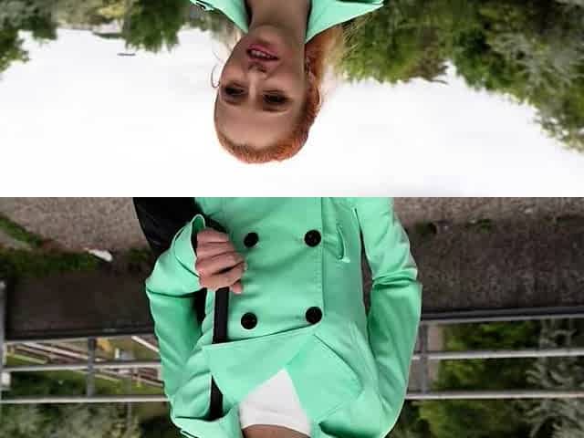 GERMAN SCOUT - Skinny Redhead Small Tits Girl Squirt