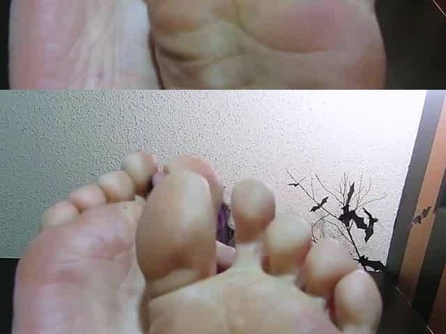 Foot fetish Handjob POV