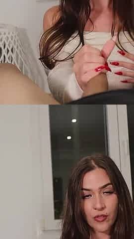Sensual Handjob Makes Him Cum a Huge Load!