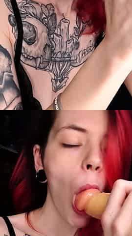 Horny amateur web cam teen girl takes a toy deep inside