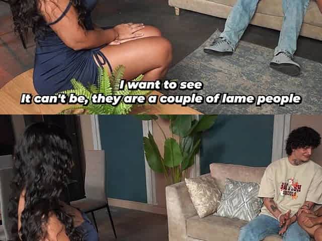 Stepmom Teaches Me How to Fuck My Boyfriend in the Living Room