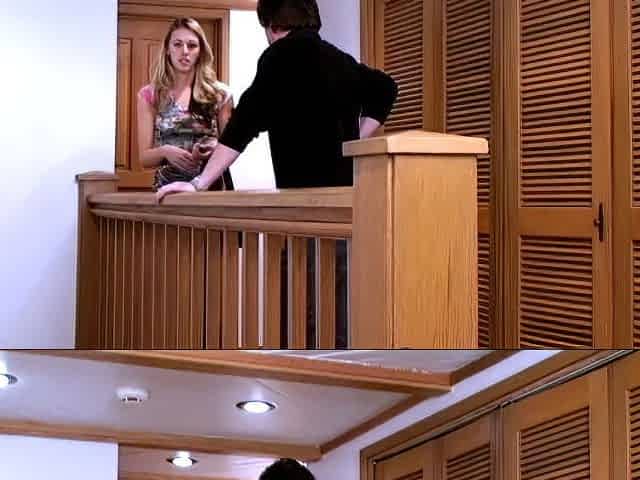 Monica Spanked Before Leaving the House