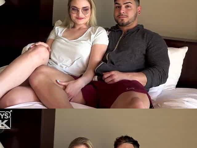 Large Rod Latino POUNDS Nerdy Bitch W Glasses, Director POV BJ