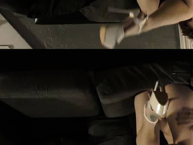 Bridesmaid Takes a Big Cock on the Couch