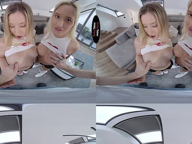 Jessie Ames, Lily Blossom VR Porn: Candy From Stepbrother - VirtualTaboo