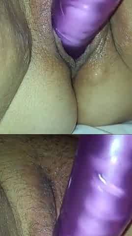 toy and tongue spins round in my pussy