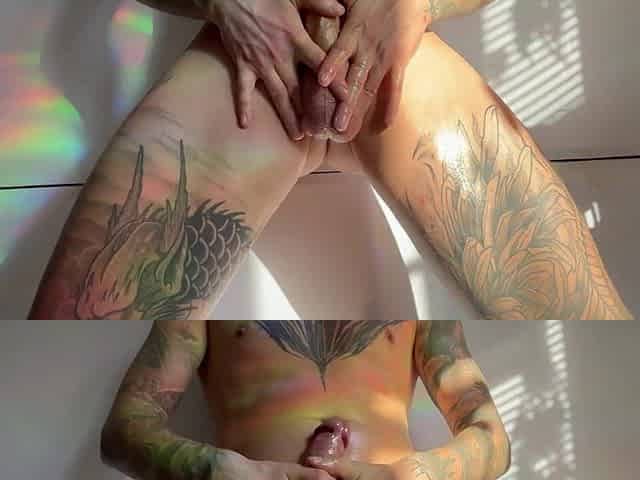 Wanking a consummate large hard jock????