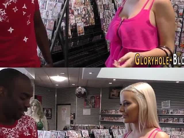 Hot Blonde Sucks Dick Art