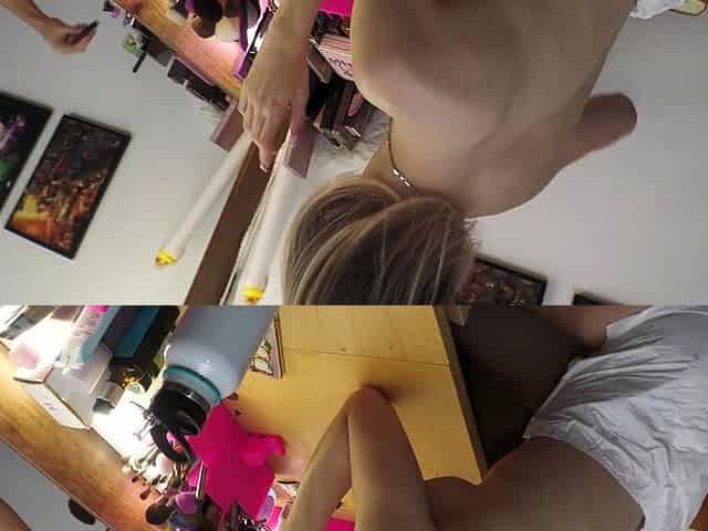 Pale amateur teen brunette Lynn Love