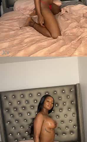 Black divine shaking her plump booty