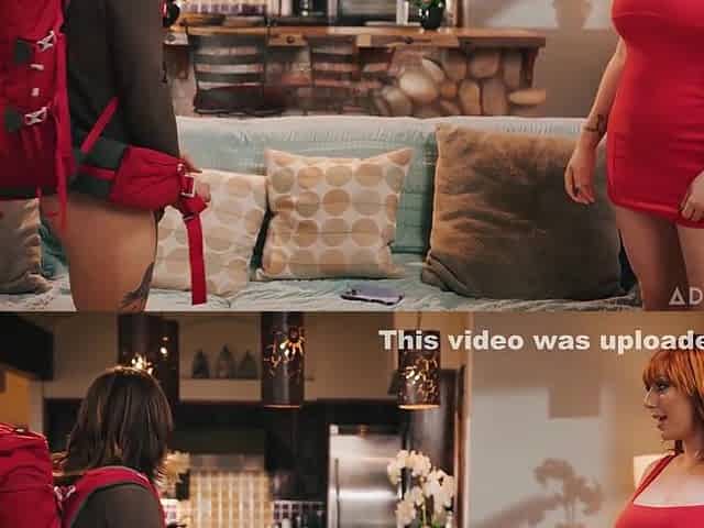 Redhead Caught Jerking Off On The Couch With Axel Haze And Lauren Phillips