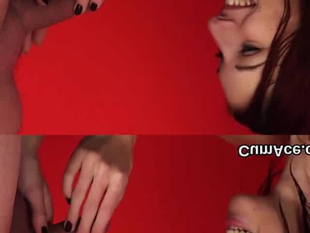 Slutty Honey Gets Jizz Shot On Her Face Swallowing All The Jizm
