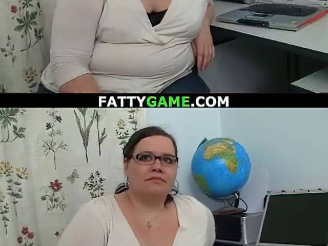 Chuby teacher in nerdy glasses seducing man