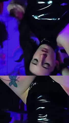 Barely Legal Girl Shows How She Fills Her Tight Pussy with a Huge Dildo on Her