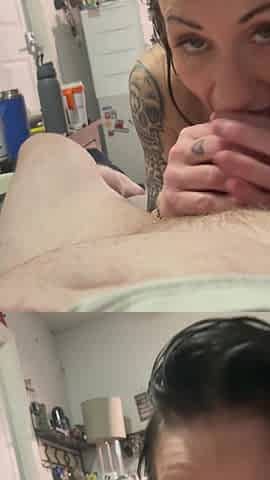 Sexy MILF Sucks Cock
