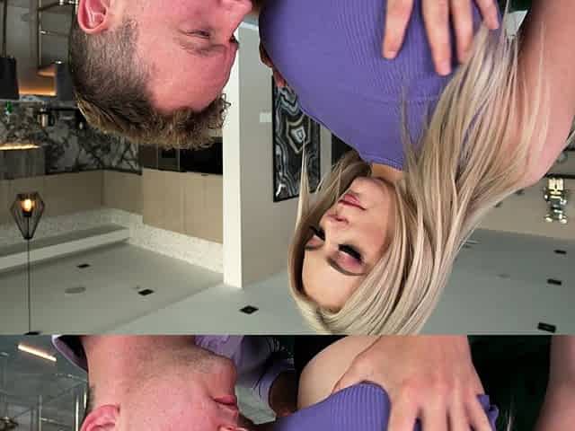 Big Saggy Tits Blonde