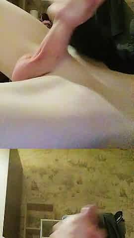 I'm stroking my wet ramrod