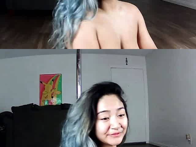 Curly Blonde Teen Records Solo Dildo Masturbation More at