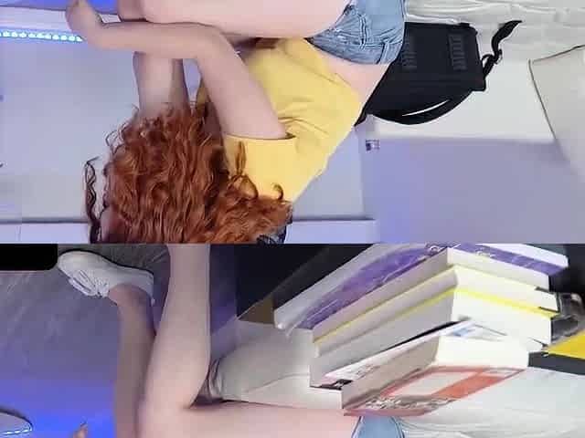 Redhead teenager compilation of torrid bounces
