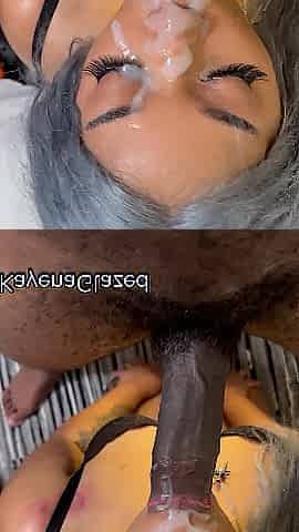 Cover my beautiful face with nut!