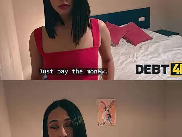 DEBT4k. Roxy Muray paying her debt with her taut cunt and butthole