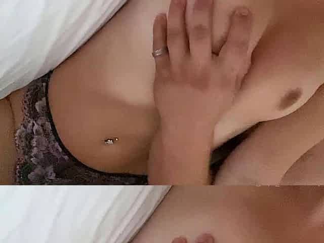 Avril talented amateur blonde babe fingering