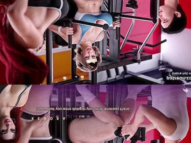 Apocalust V0.09 - Big Ass Blonde Stepmom Has Threesome with 18yo Stepson & Her Busty Redhead MILF Friend in Public Gym - Part 18