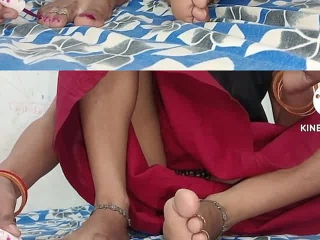 Your Priya Bhabhi Nails Polish and Show Panty