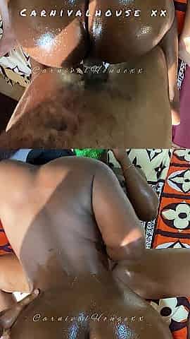 POV backshots with 2 black college roommates